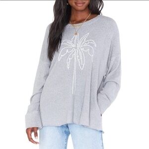 NWT Show Me Your Mumu Revolve Palm Tree Sweater